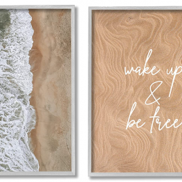 Set of 2 Designer Canvas Poster Wall Pictures