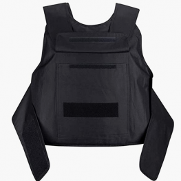 ROMYIX Anti-Stick Vest Body Armor Safety Vest Safety Jacket Tactical Pitch Vest Clothing 50cm x 58cm, black