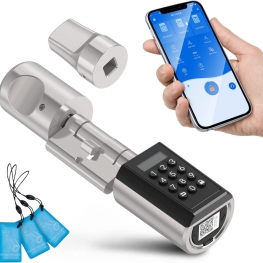 Keyless Password and Bluetooth Smart Electronic Door Lock with RFID Card Security Lock